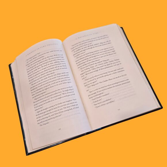 A Wrinkle in Time HC Trilogy Madeleine L'Engle Barnes & Noble Collectible -READ - Picture 15 of 16